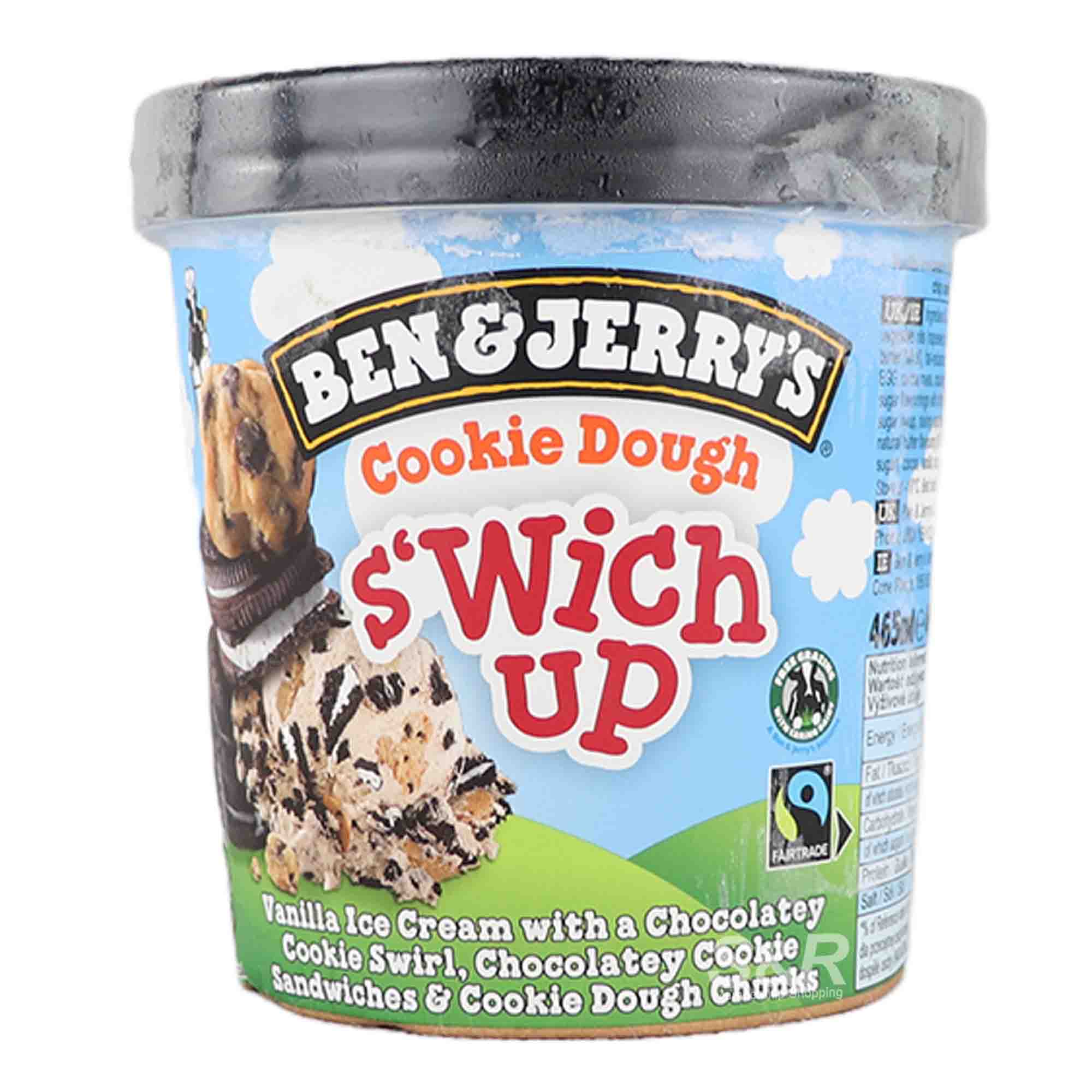 Ben & Jerry's Cookie Dough S'wich Up Ice Cream 465mL